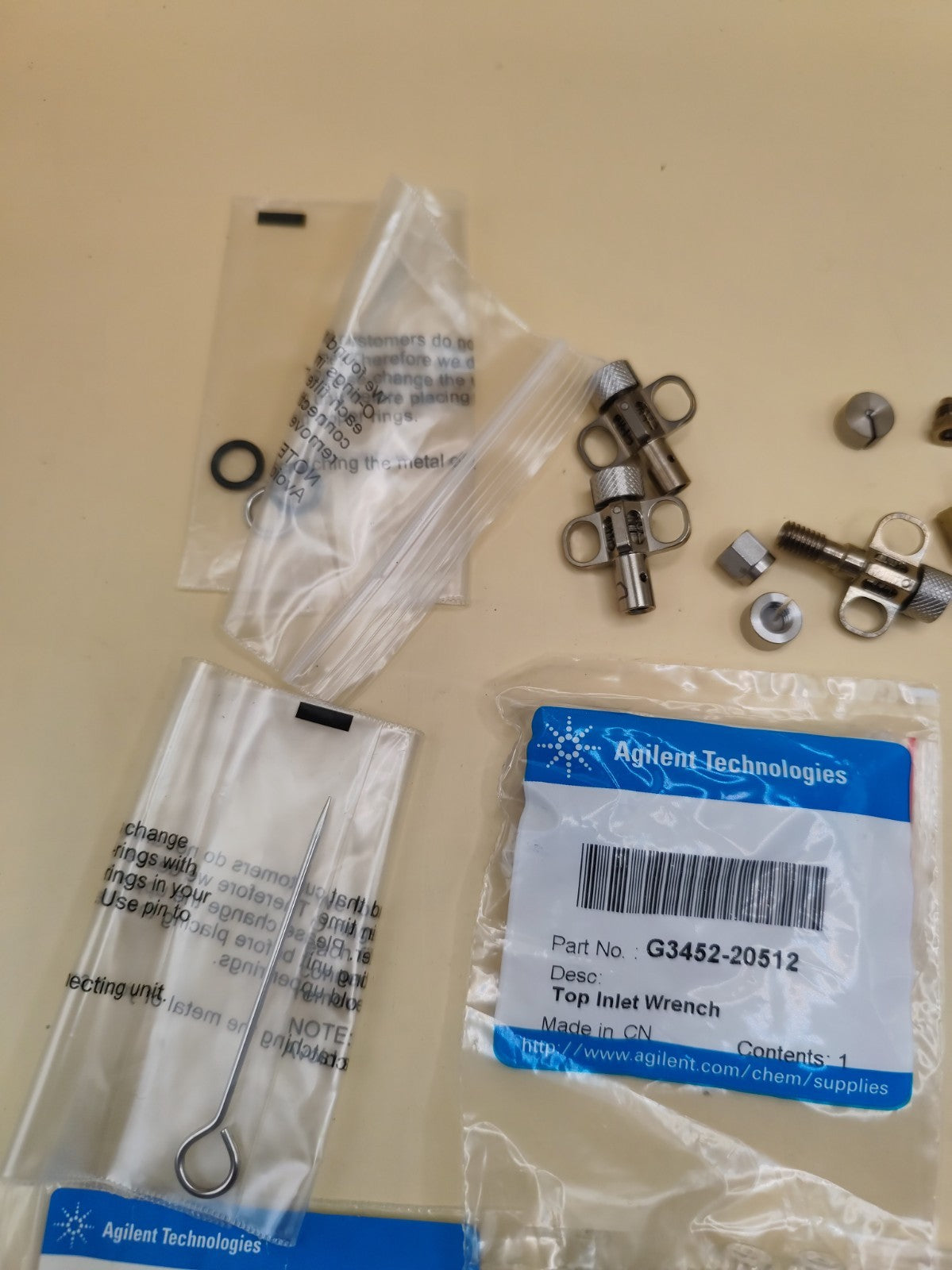 Lot Of New And Used And Open Pack Agilent Supplies