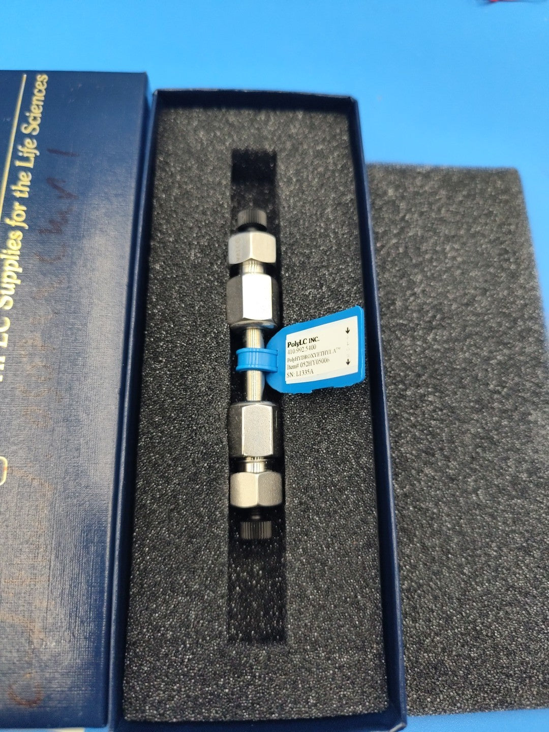 used HPLC Column   PolyLC Polysulphoethyl A 200x9.4mm 5u 200A 410.992.5400