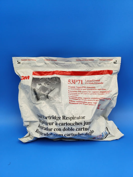 53p71 Disposable Half Face Respirator 3M Large 