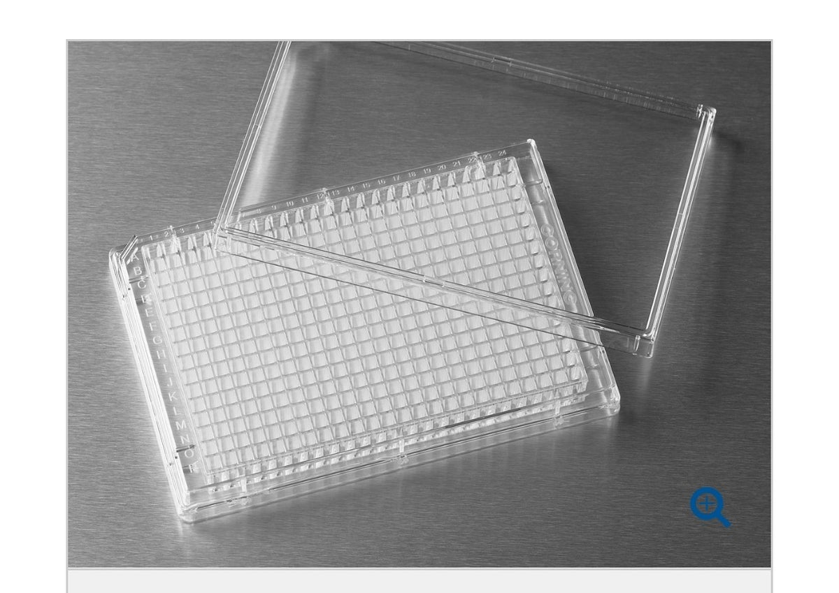 Corning 384-well Clear Flat Bottom Polystyrene TC-treated Microplates 3701 