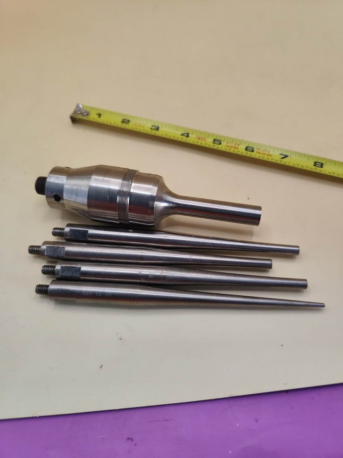 1/2" (13mm) Tapered Sonicator Horn/Probe Plus 4 Tapered Rods