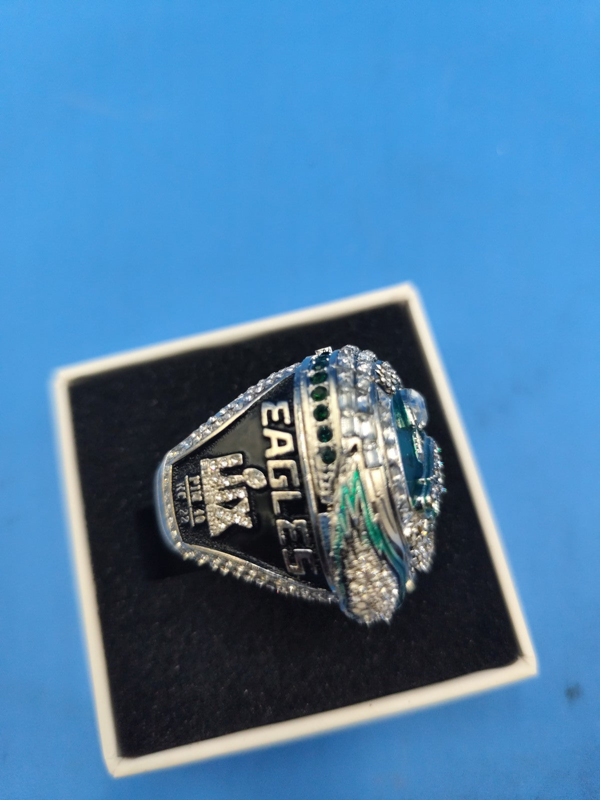 Hurts Eagles Fan Collectors Ring Superbowl Champions