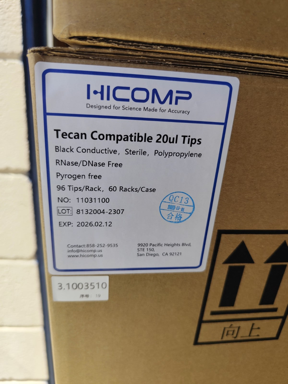 Tecan Compatible Pipette Tips Case