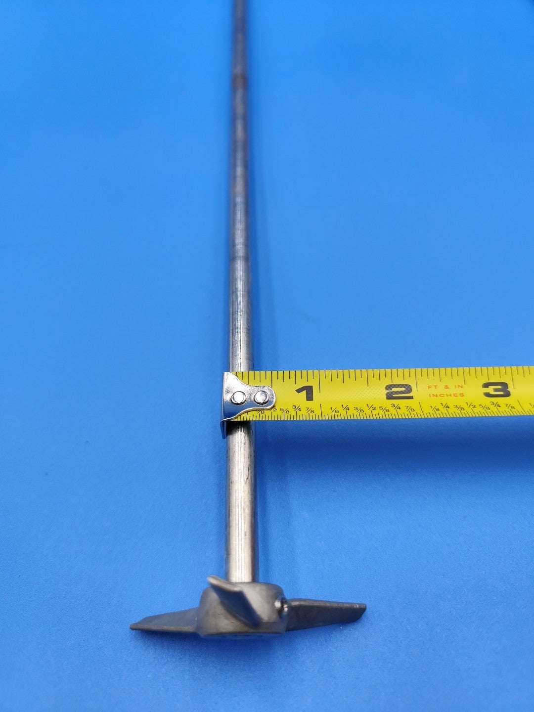 stainless steel propeller with shaft 24" long 2.5" diameter