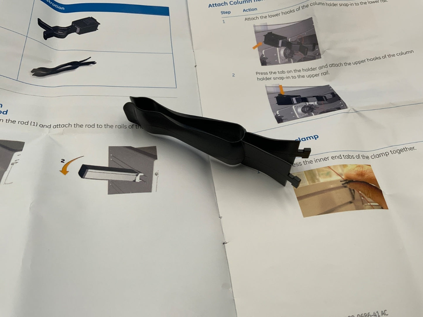 New GE Cytiva AKTA FPLC Column Holder Clamp 28-9563-19 OD 10-21 mm