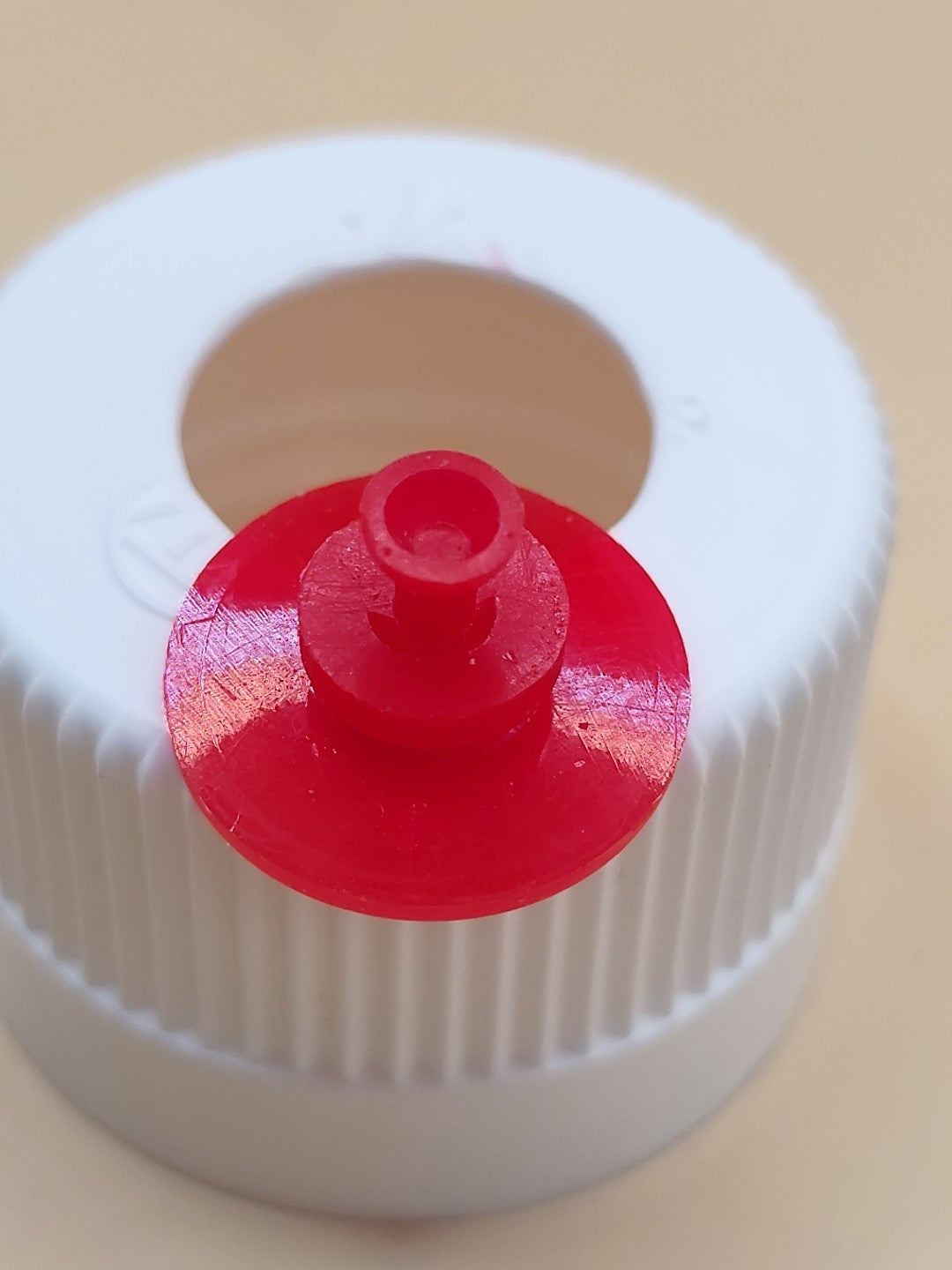 Formulator Cap For Nalgene Bottles Septa Cap