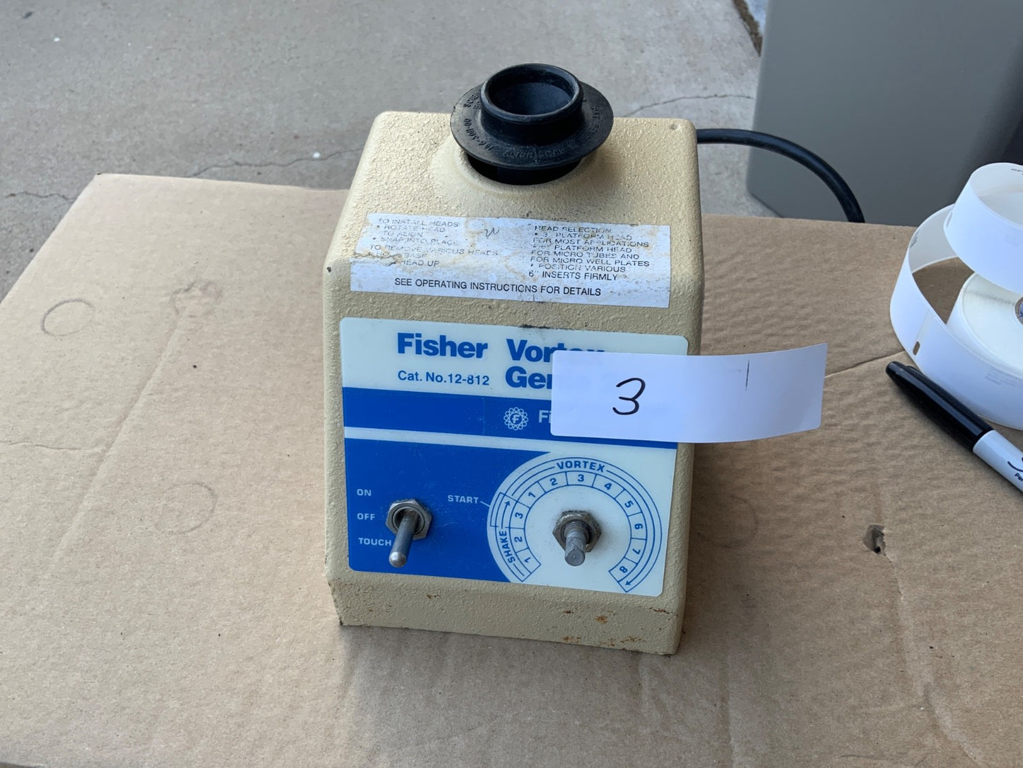 SALE Vortex Mixer Genie 2 VWR Fisher Benchmark  TESTED WORKING  DEAL