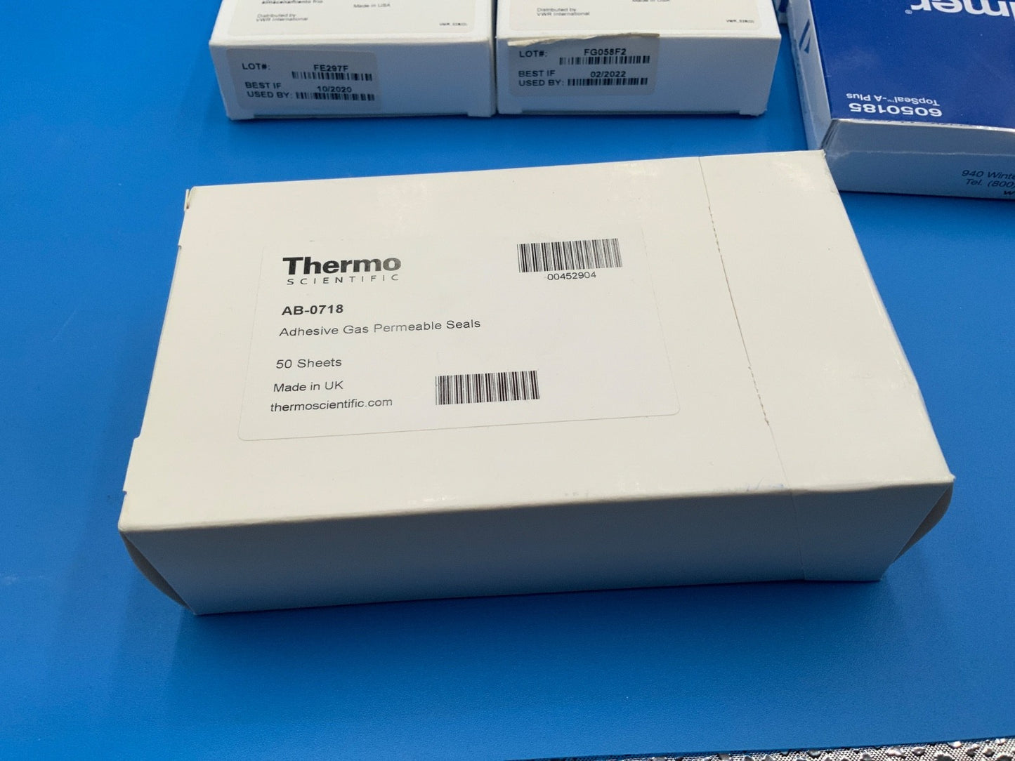 Laboratory Sealing film for 96 well plate Foil clear VWR Beckman PerkinElmer etc
