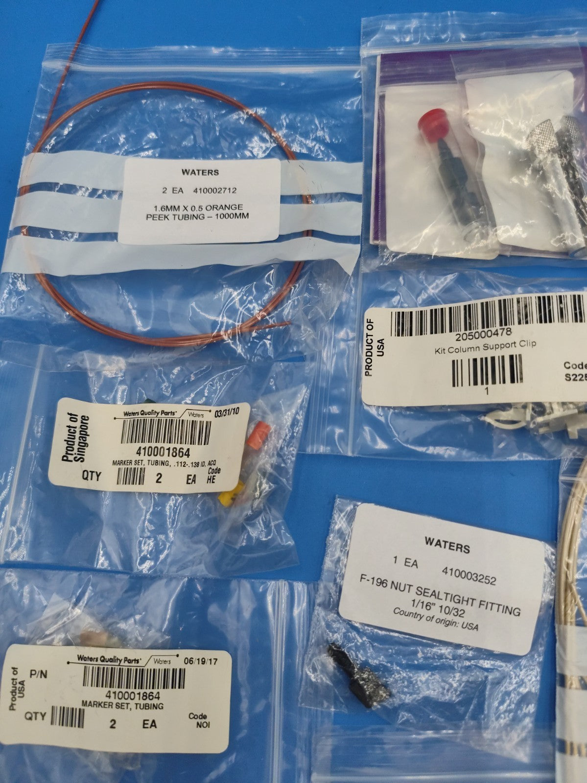 Large Lot Of Waters Service Parts