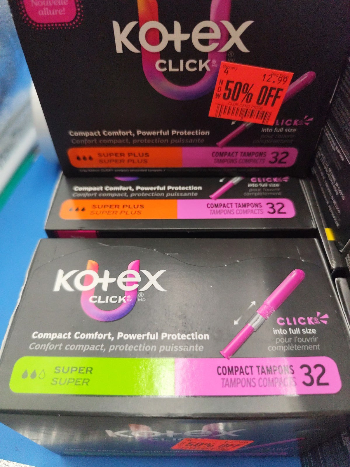 kotex tampon Random Style 6 Boxes