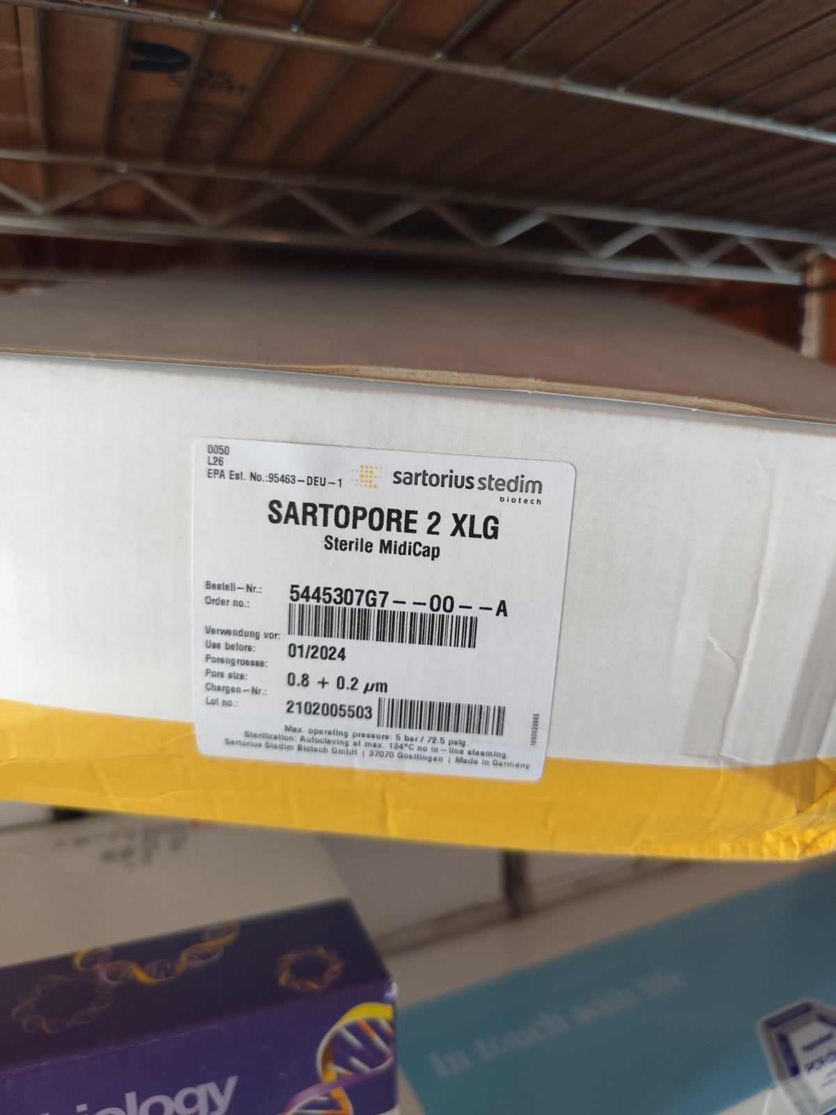 SARTOPORE 2 XLG biotech Sterile MidiCap 5445307G7--00--A Year 2024
