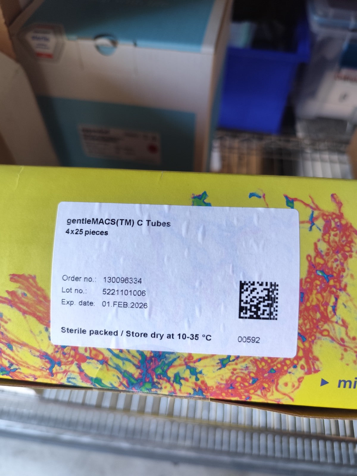 gentleMACS™ C Tubes (Pack of 100, sterile packed as 4x25 pieces 130-096-334