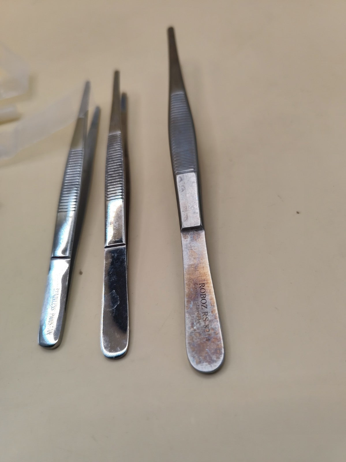 Set Of 11 Forceps FST Dumoxel Roboz Etc