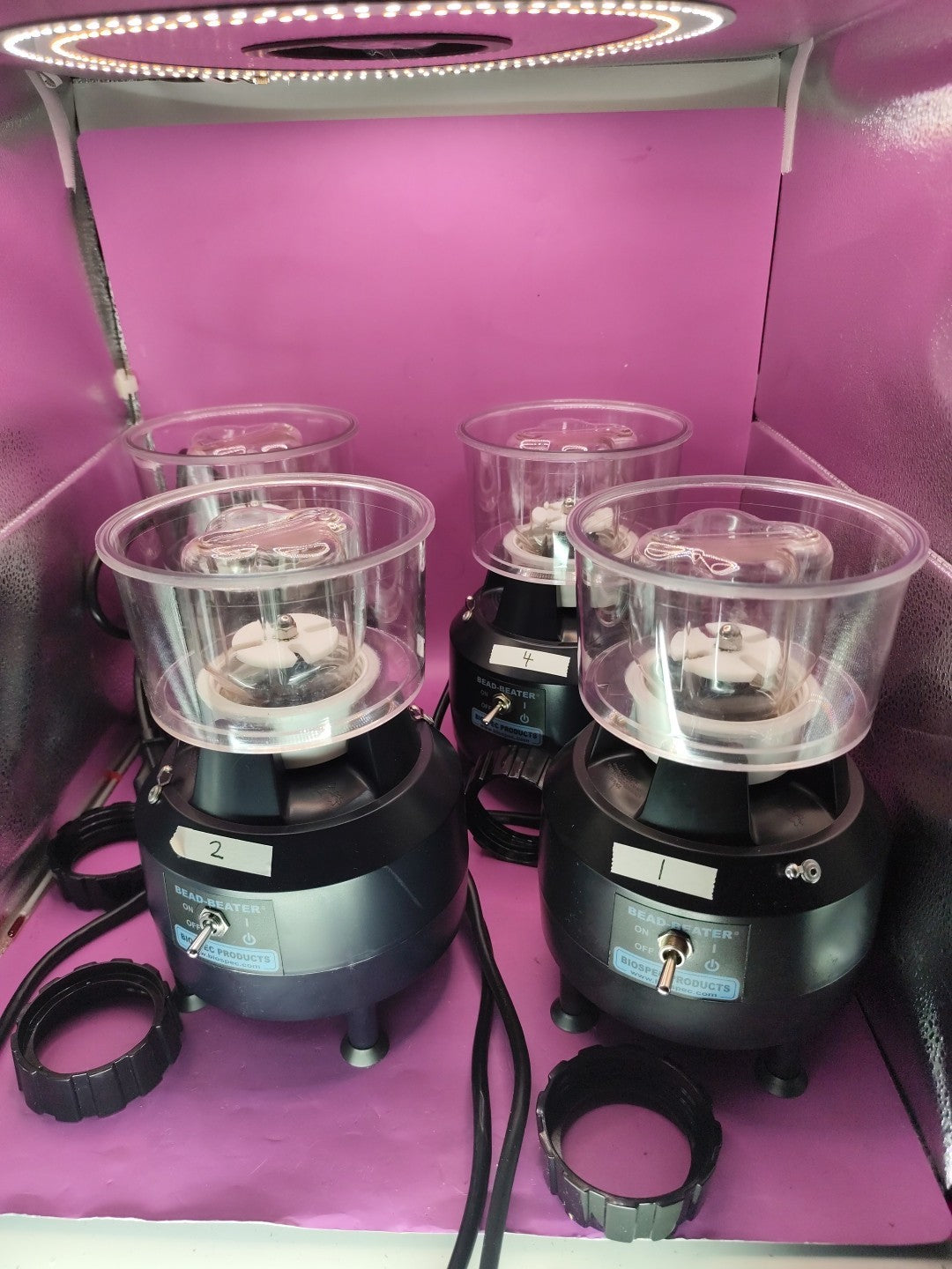 Hamilton Beach Biospec Beat Beater Homogenizer Disrupter Blender