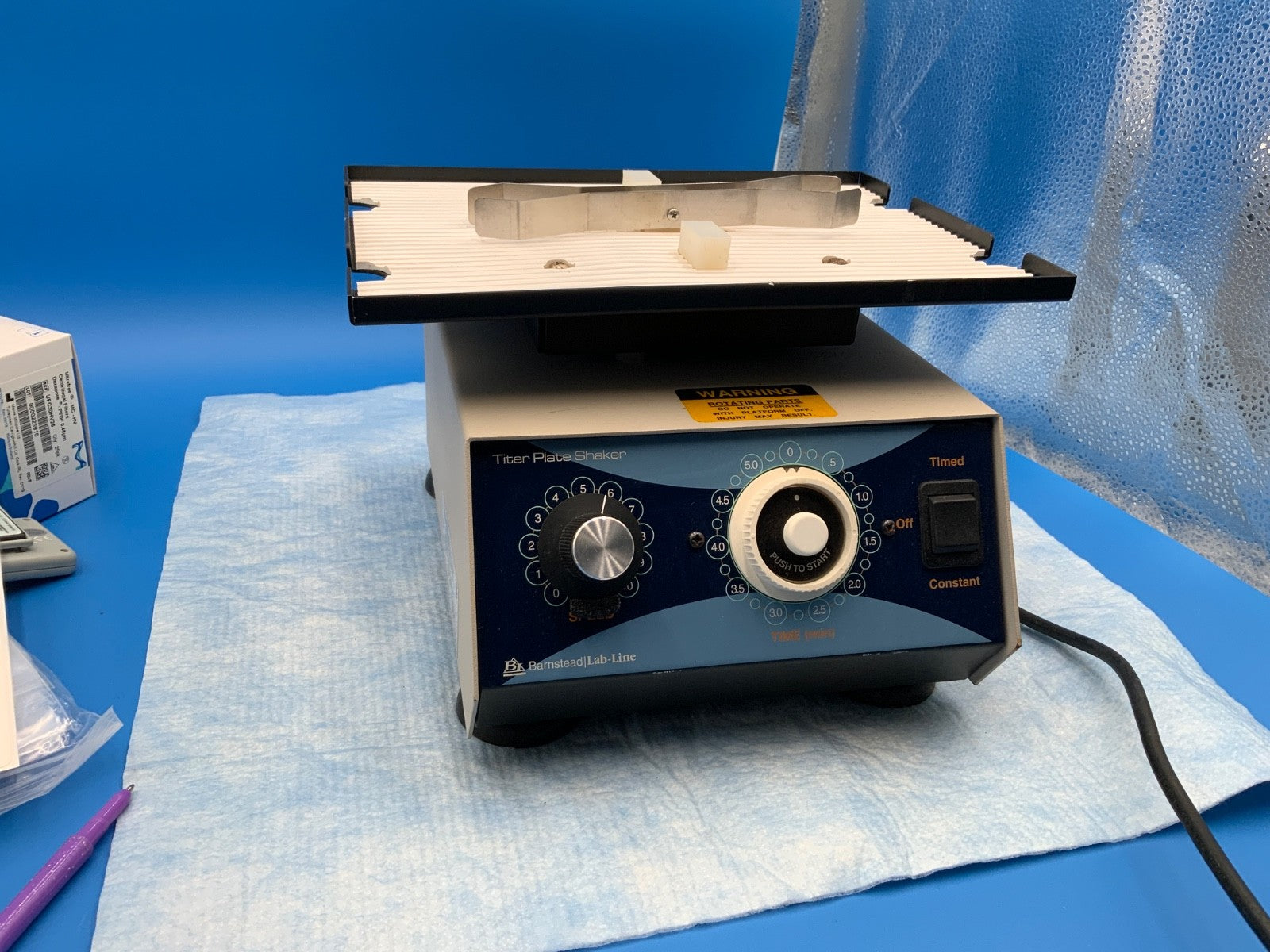 Barnstead Labline Titer Plate Shaker TESTED WORING VIDEO Guaranteed