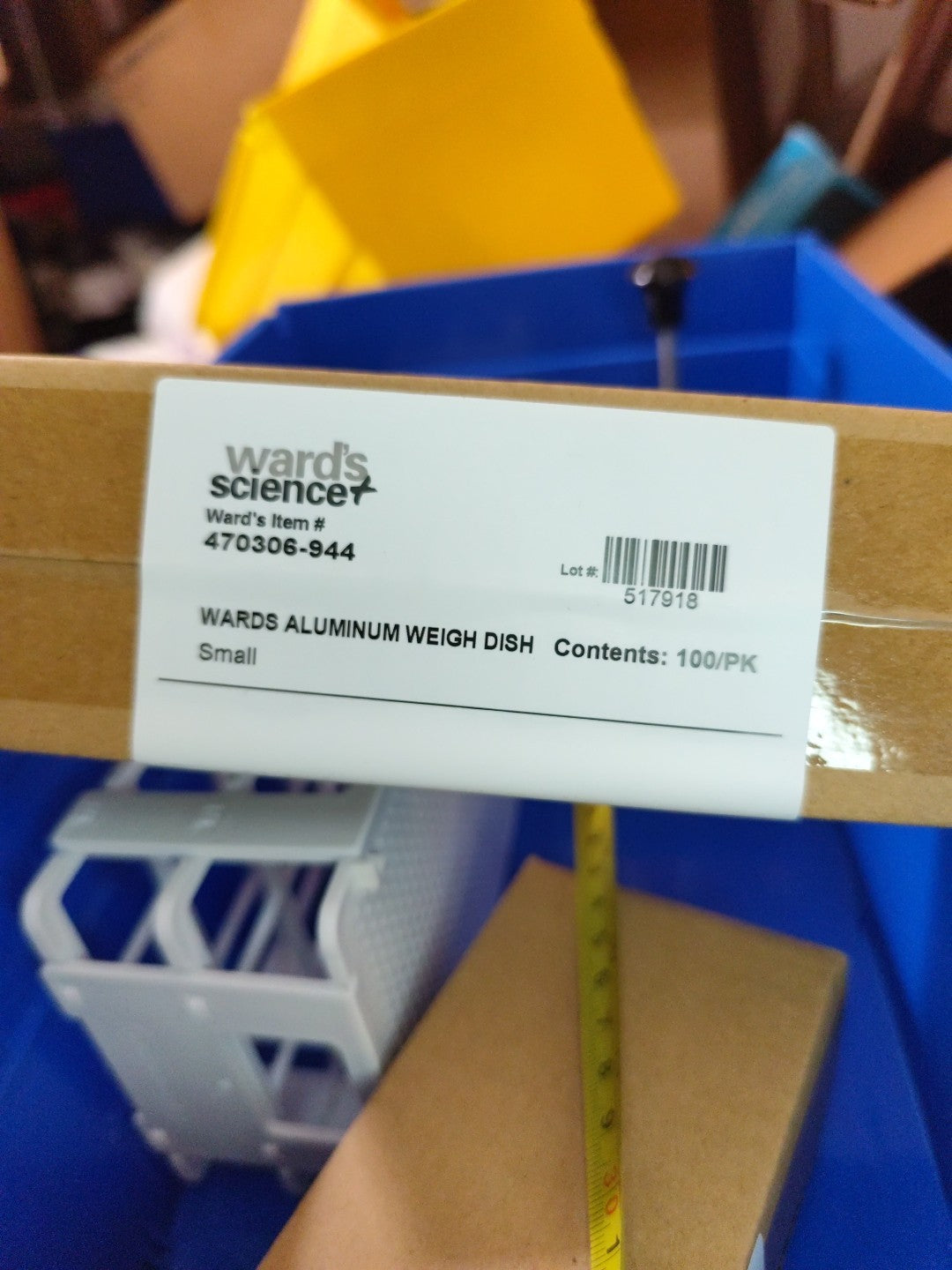 Wards science small aluminum weigh dish Pack Of 100  470306-944