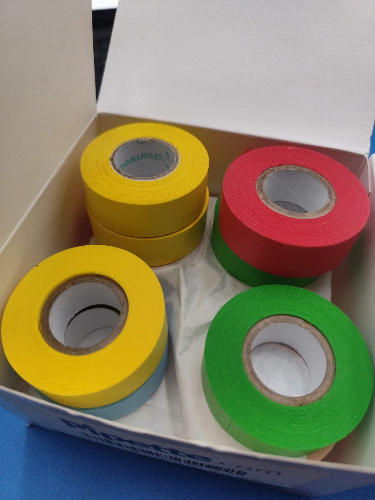 Laboratory Tape Rainbow 19mm 12.7m 10 Rolls