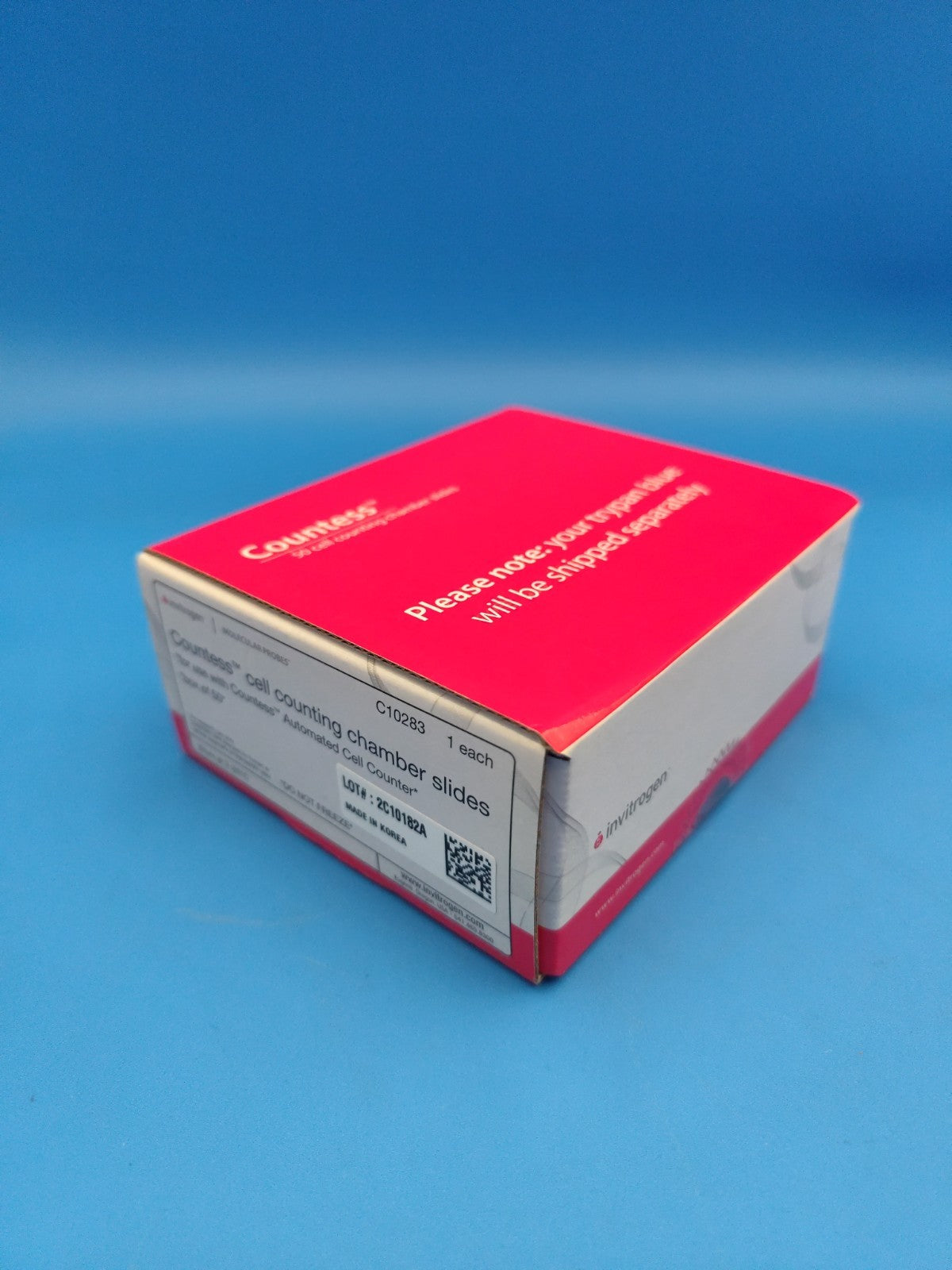 Invitrogen Countess Cell Counting Chamber Slides Box of 50 New Sealed C10283