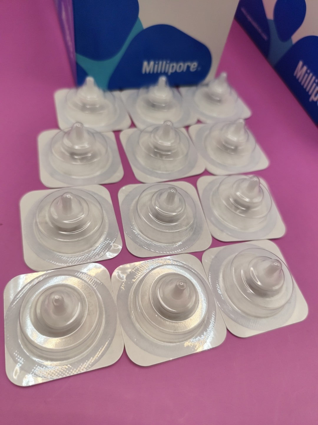 Set Of 10 Millipore Filter Units Sterile Individually Wrappedb 13mm 0.22um PVDF