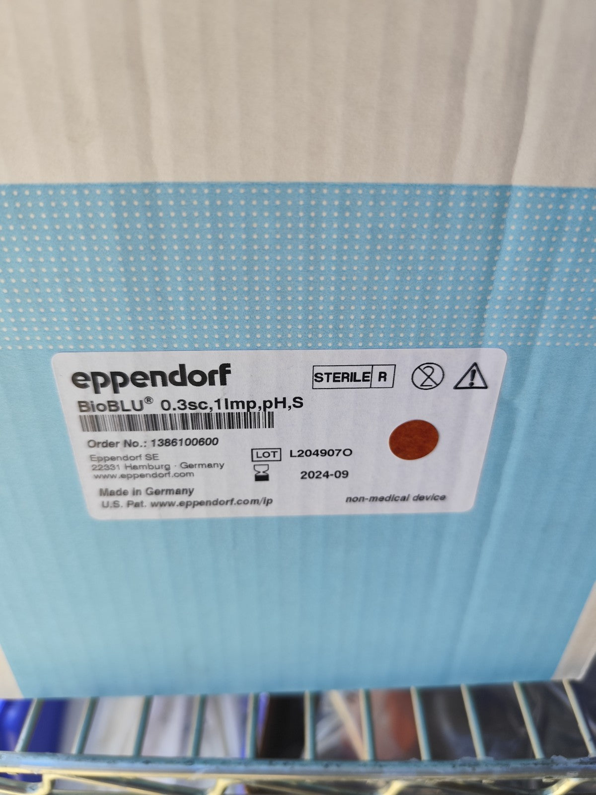 Eppendorf BioBLU 0.3sc, 1Imp, pH, S Year 2024 Open Box Of 1 