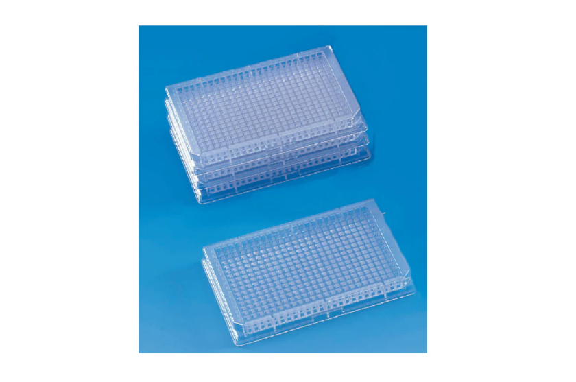 12-565-506 Fisherbrand 384-Well Plates Rounded Square Triangular Clear New cs 90