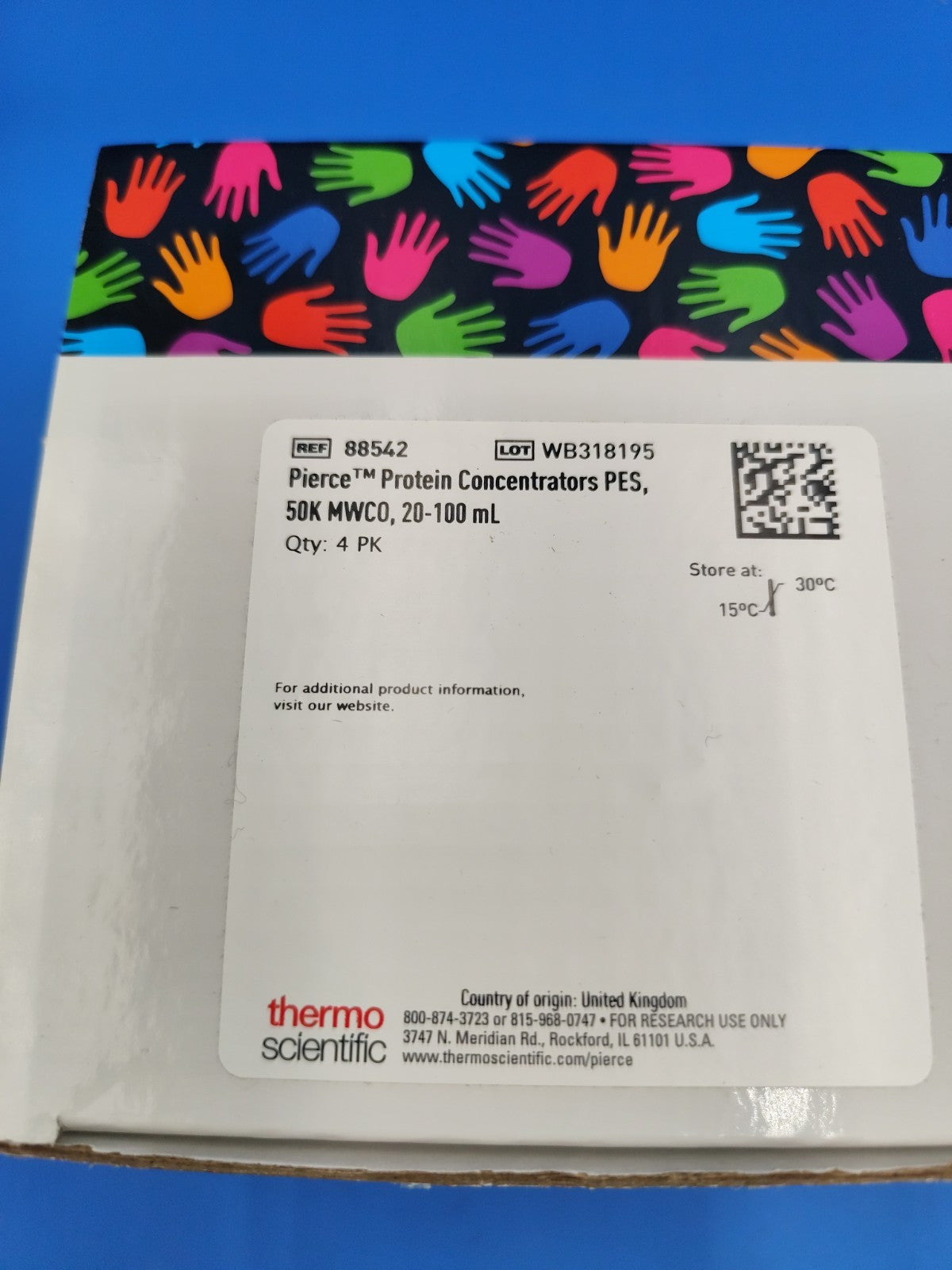 Pierce 88542 Protein Concentrator PES 50kd 20-100ml Pk4 Eq To Amicon Ultra 