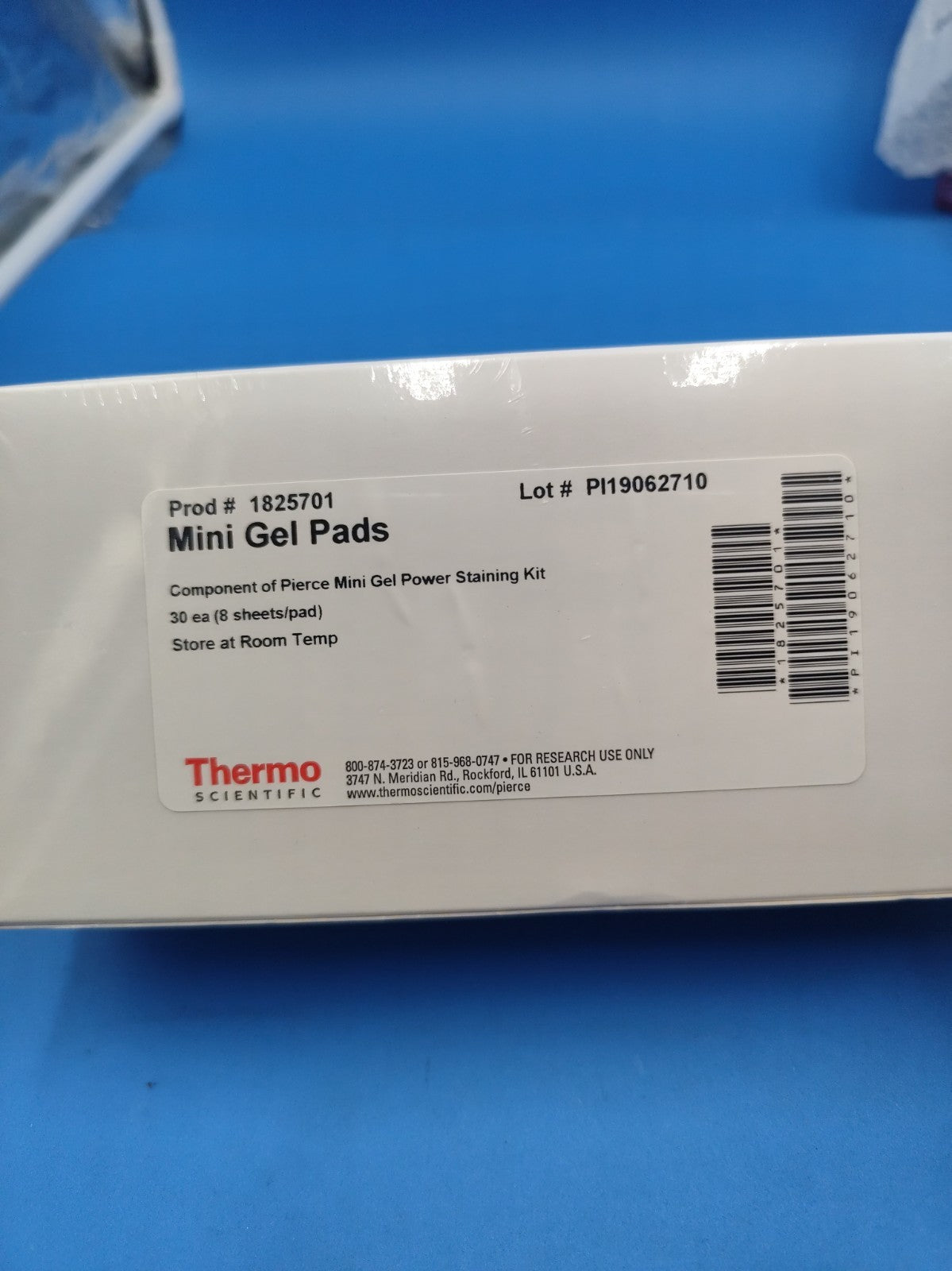 Thermo Scientific 1825701 Mini Gel Pads (30 Ct) for Pierce 22840 Staining Kit