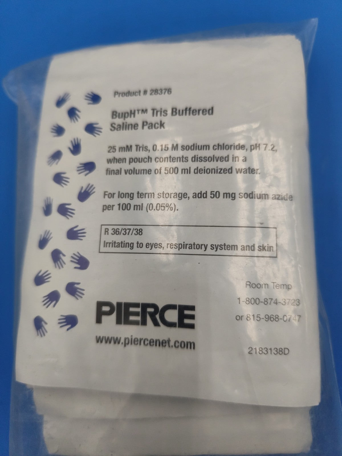 tris buffered saline pack 28376 pH7.2