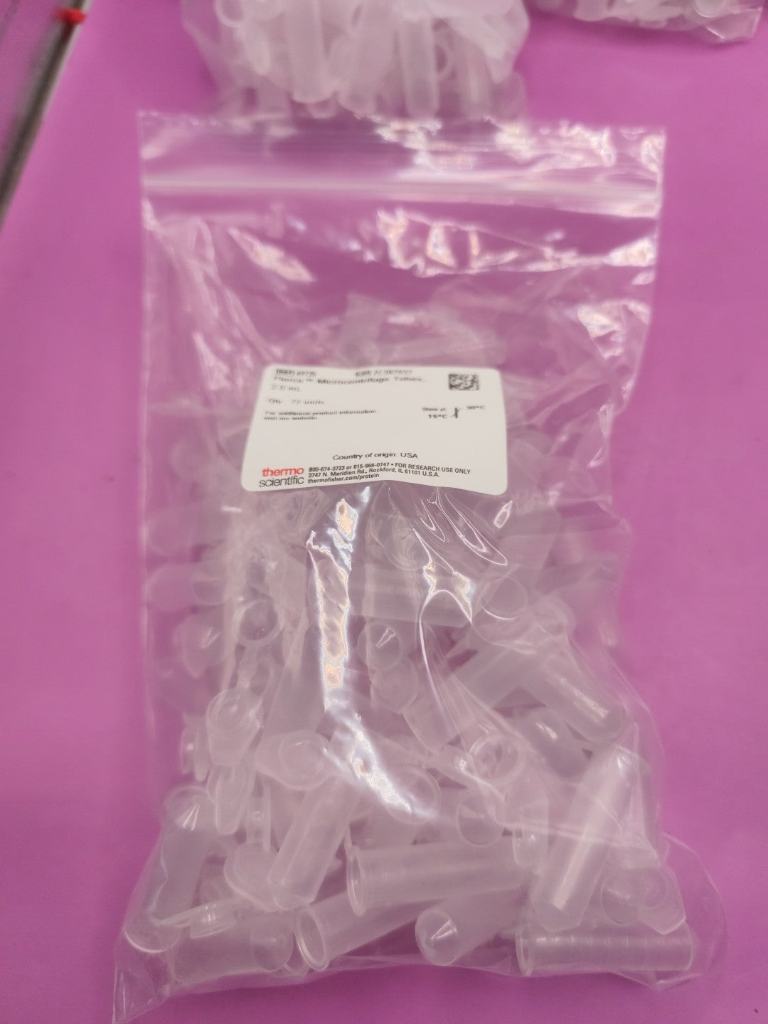 Pierce micro centrifuge tube 2.0 ml 69720 Pack Of 72
