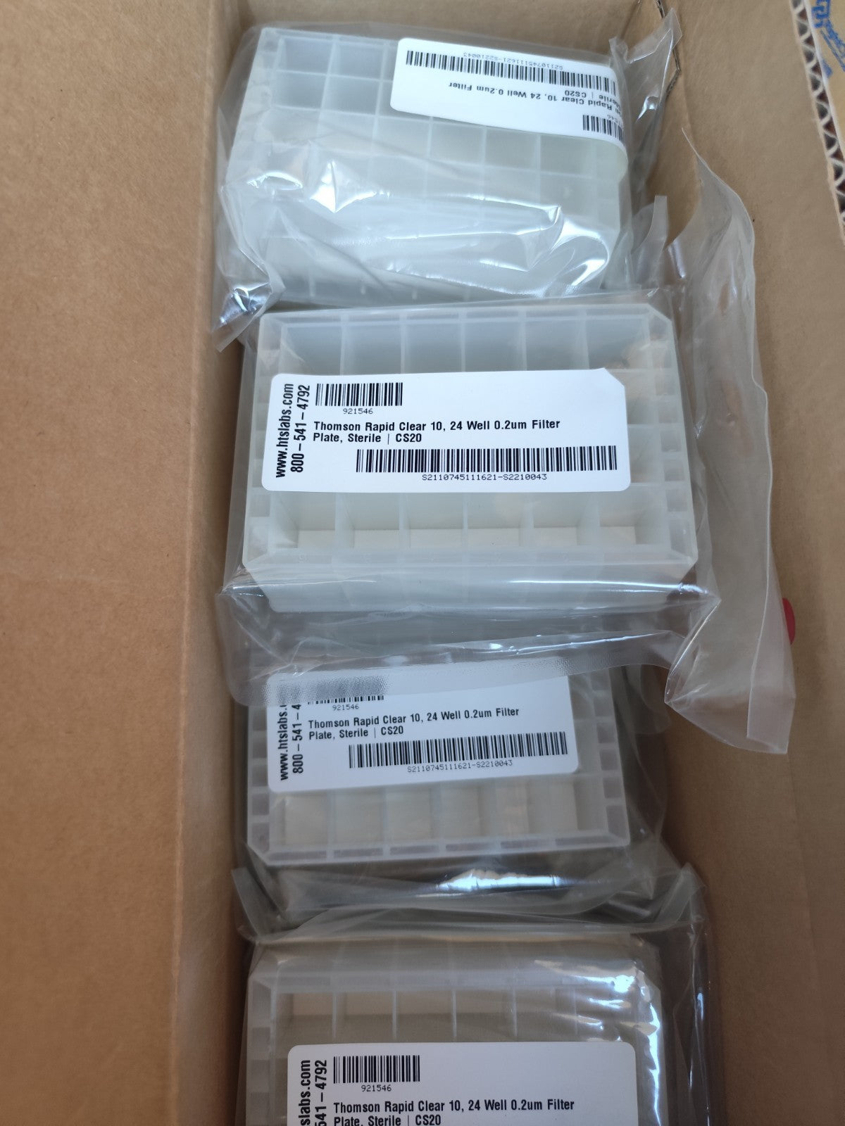 (18/Cs) THOMSON Rapid Clear 10 ml, 24 Well 0.2 µm Filter Plate Sterile, 921546