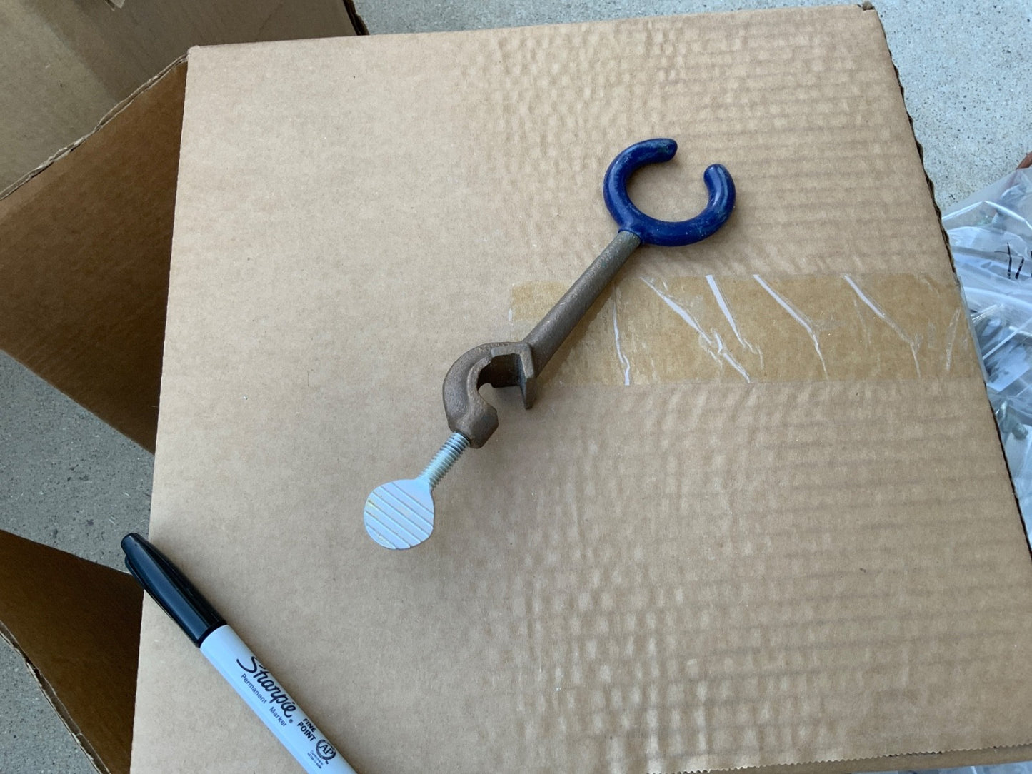laboratory clamp or ring for column flask etc