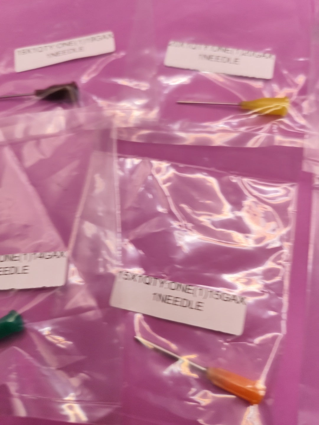 McMaster Carr Needle Set Of 11 Different Gauges With Luer Lock Connection 
