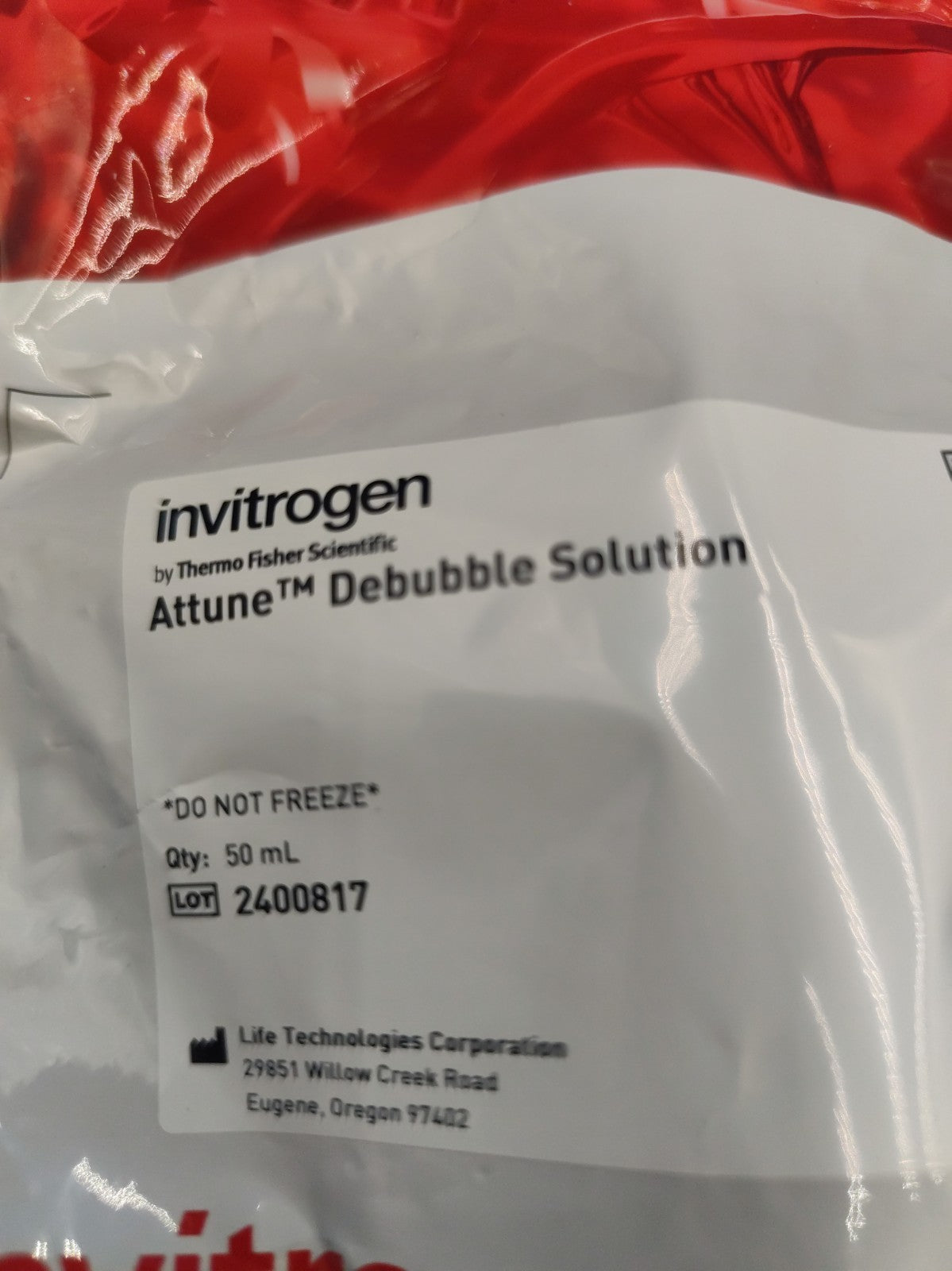 attune debubble solution 50ml