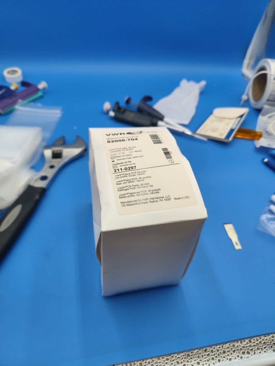 Vwr PCR 96 well Plate 82006-704 New pk10 Low Profile 0.1ml
