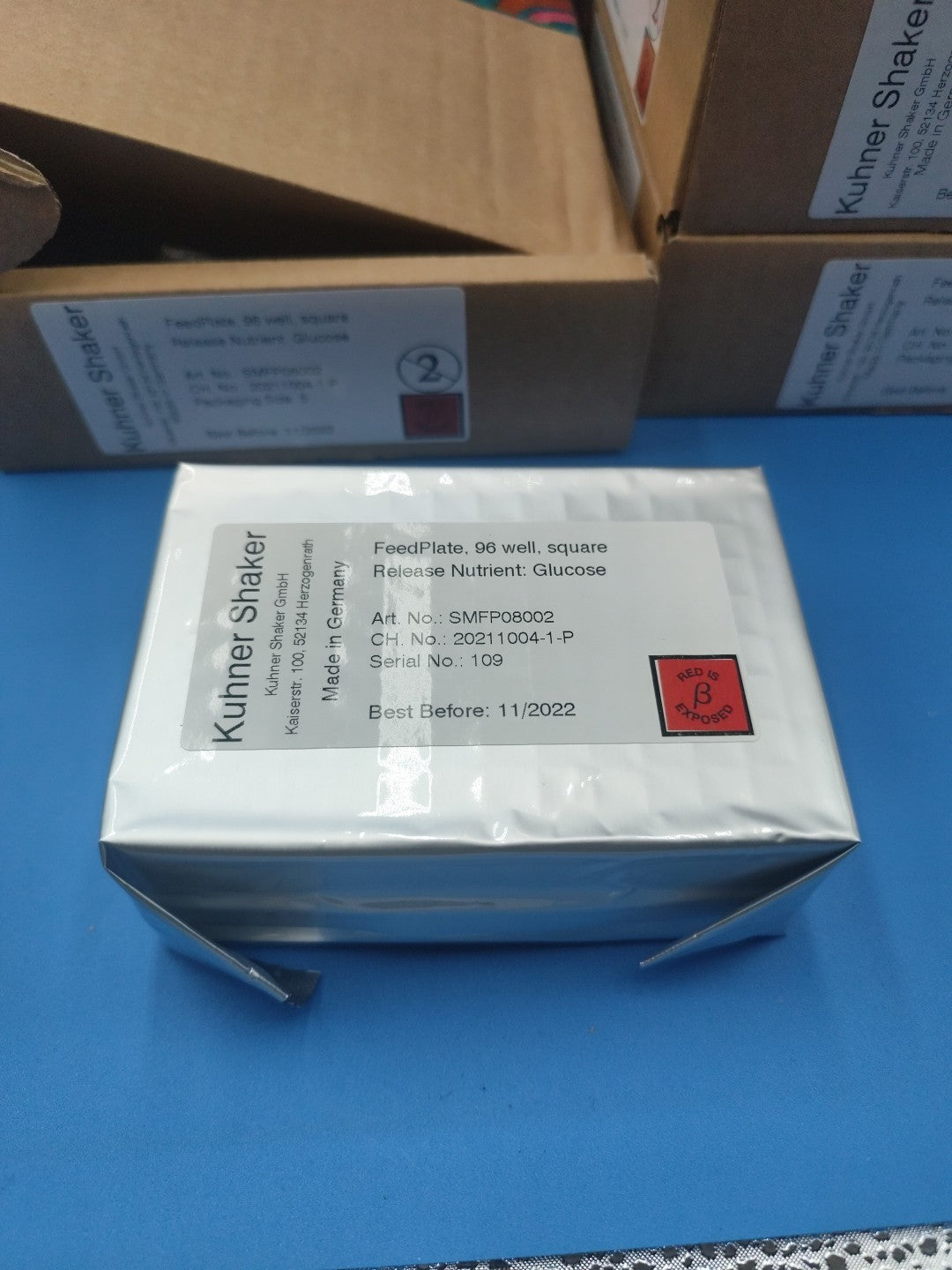 kuhner shaker GmbH feedplate 96 well plate Square release nutrient glucose 1 pcs
