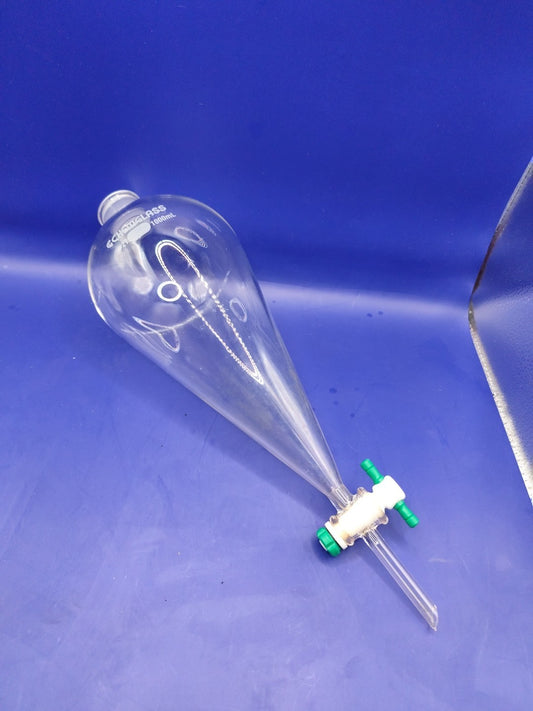 1000ml Squibb Separatory Funnel  Chemglass