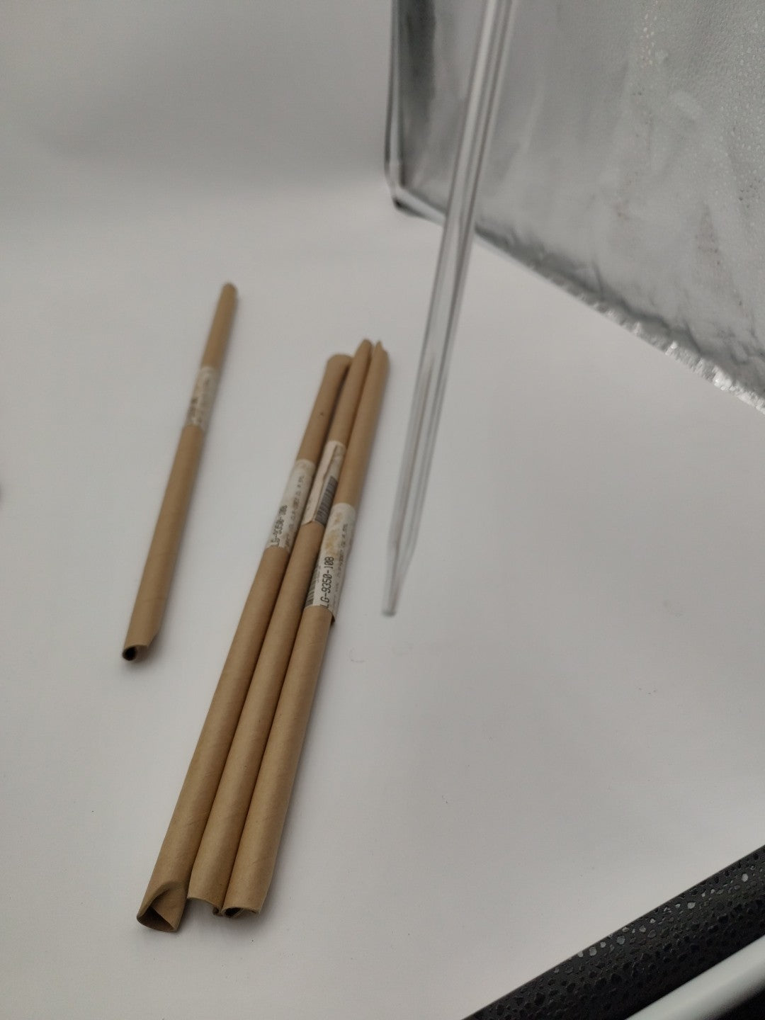 set of 4 glass pipette 5 ml LG-9350-108 Clear  Class A