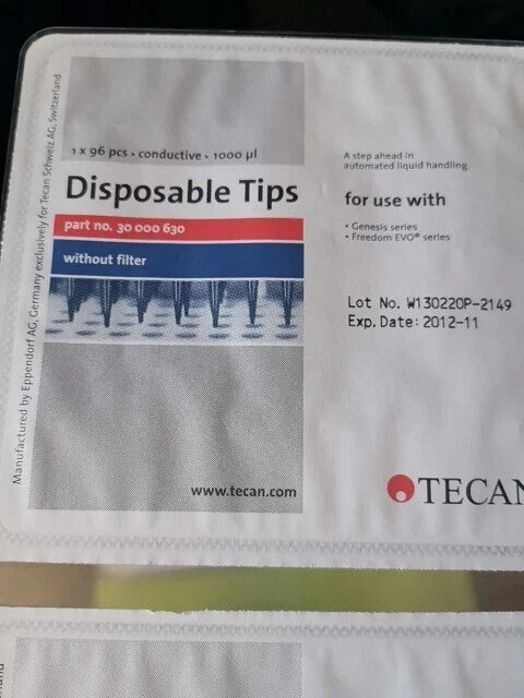 TECAN Tips Filtered Unfiltered Conductive LiHa Disposible 10 50 200 1000 ul