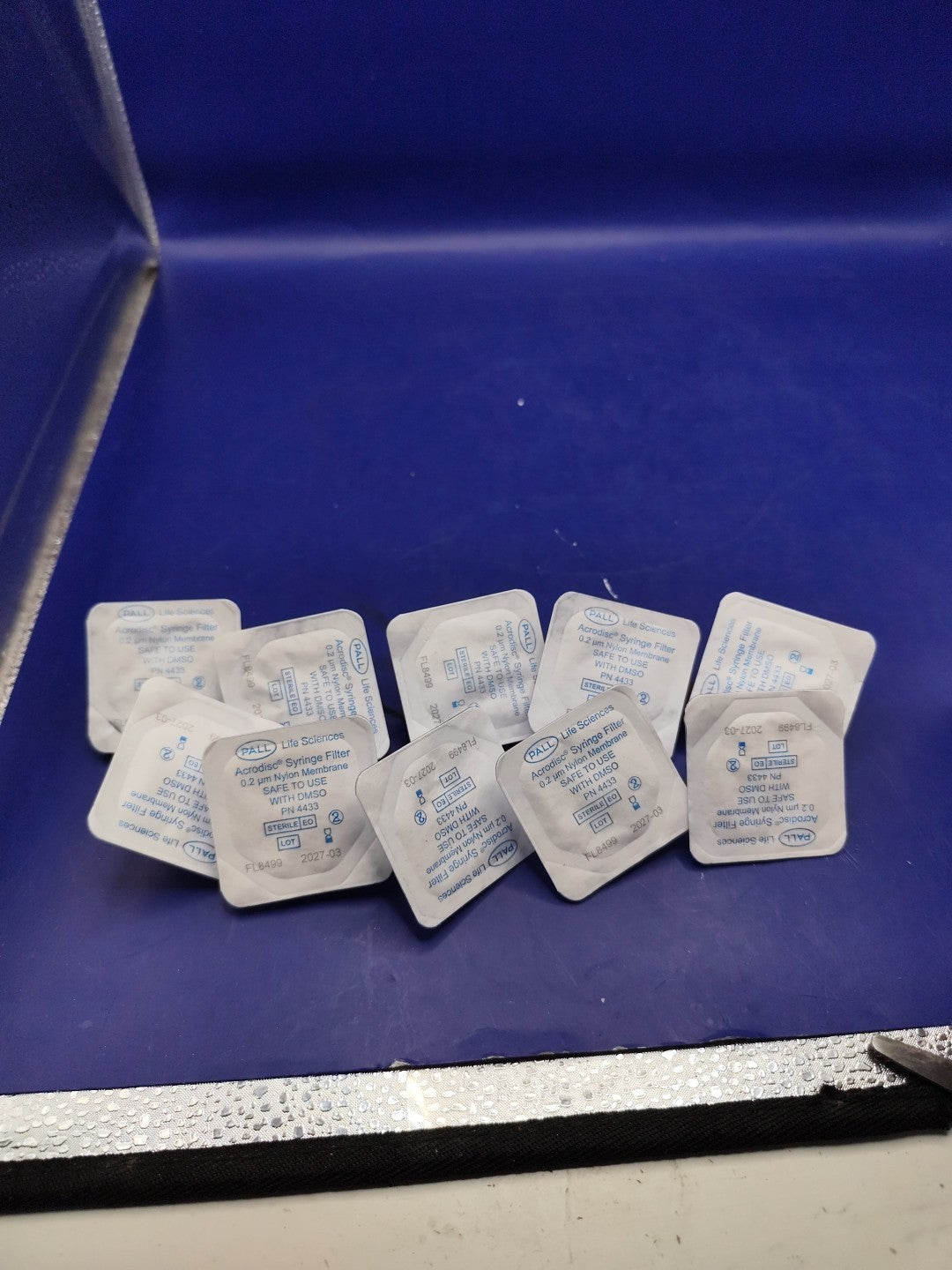 10 Pieces Pall Acrodisc Syringe Filter 0.2um Nylon Expiration 2027 #4433 DMSO Ok
