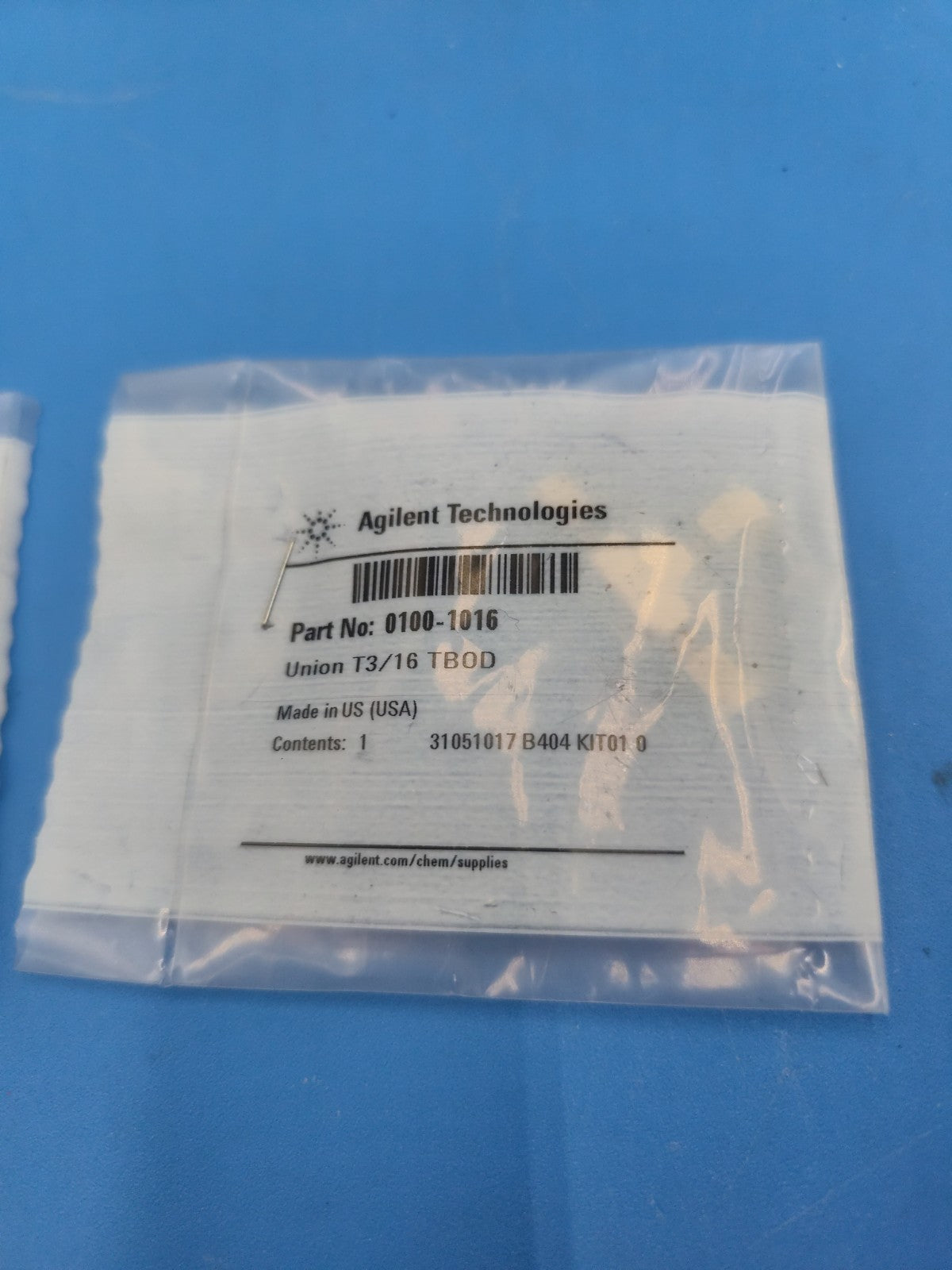 0100-1016 Fitting, tee-union T3/16 TBOD
