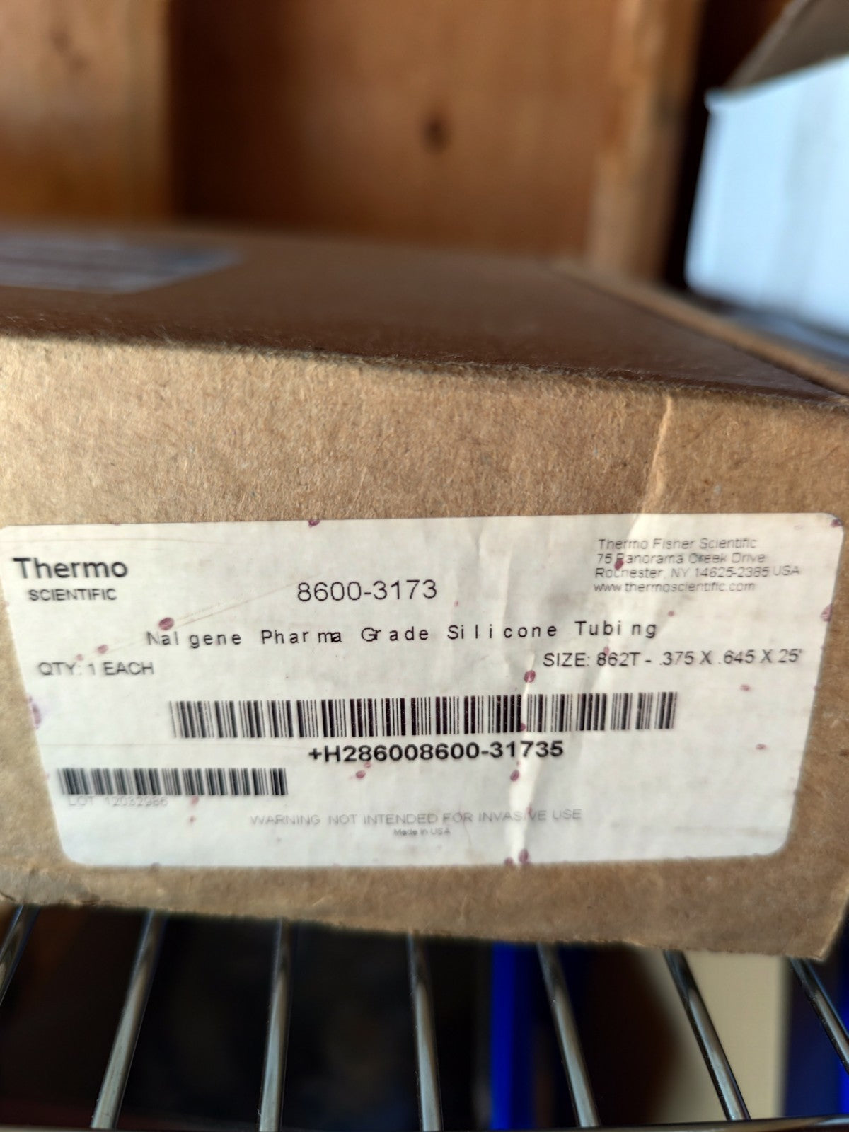 Nalgene Pharma-Grade Platinum-Cured Silicone Tubing Peristaltic Pumps 8600-3173