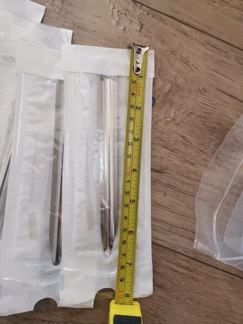 Lot Of 10 Laboratory Spatula Large Stainless Steel 