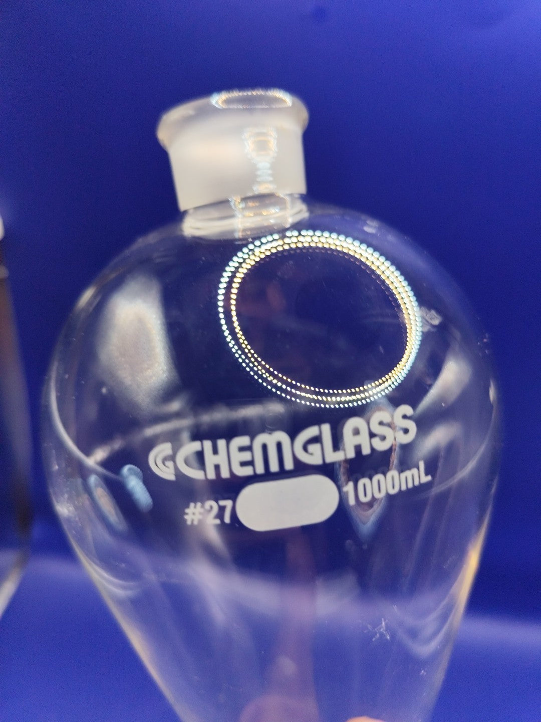 1000ml Squibb Separatory Funnel  Chemglass
