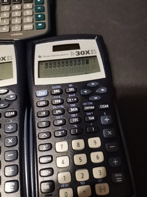 Lot Of 6 Solar Powered Calculator Used Or 5 Texas Instr, OR 4 casio Calculators 