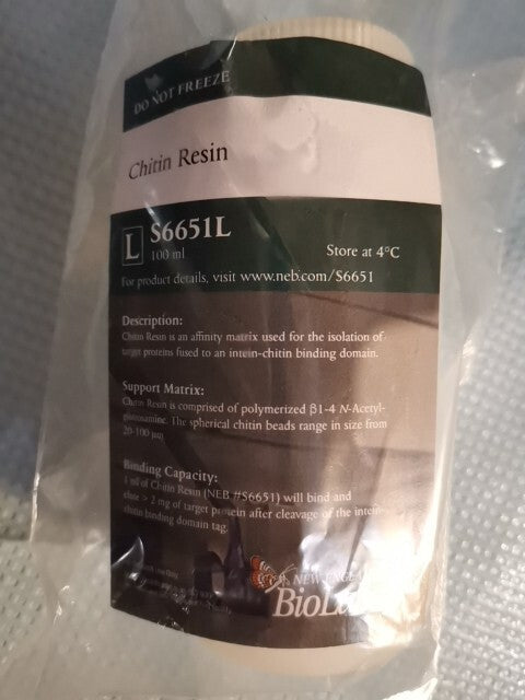 Chitin Resin Open Container NEB