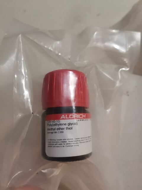 729140 Sigma-Aldrich Poly (ethylene glycol) methyl ether thiol 1g New