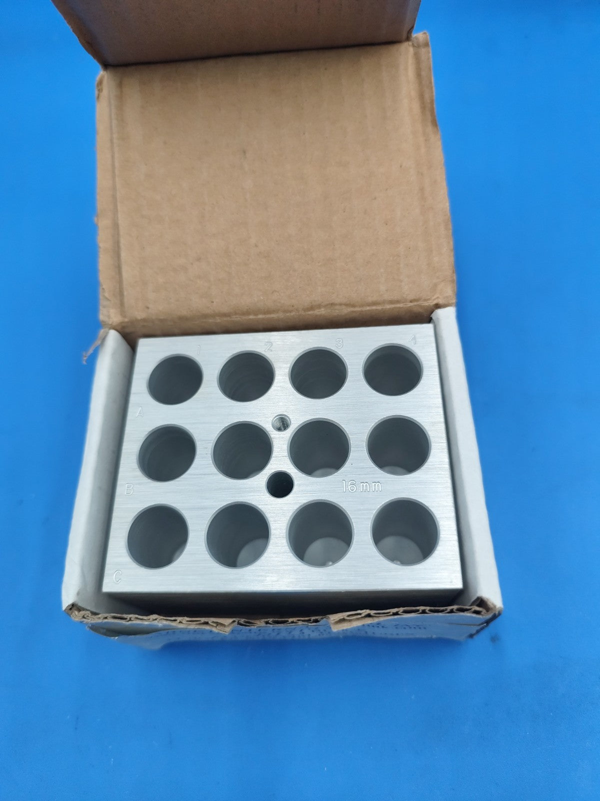 labnet D-1116 metal block for 16mm tubes Bioexpress For Drybath Heat block Cool
