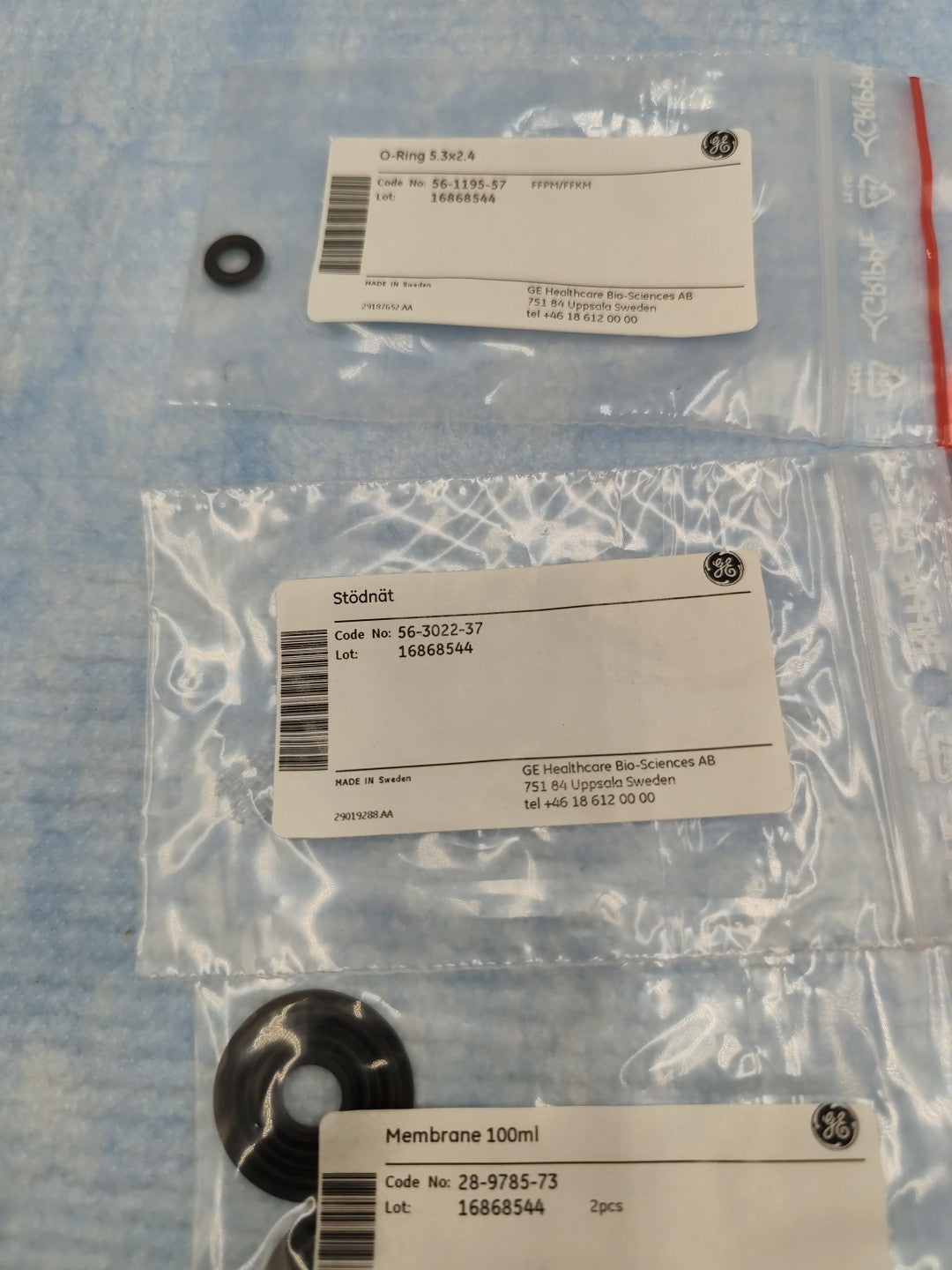 GE Cytiva PM Parts For Akta Pump Wash House O Ring Omni Seal etc