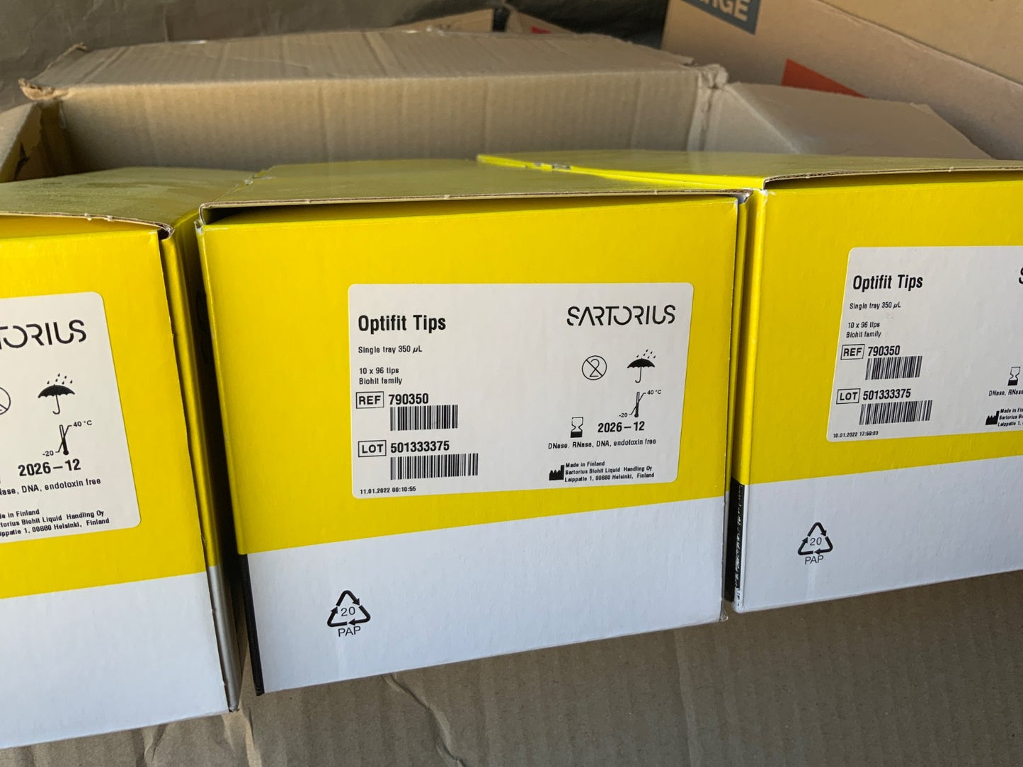 Sartorius 790350 Optifit Tips 350ul 10 x 96 Brand New in Box