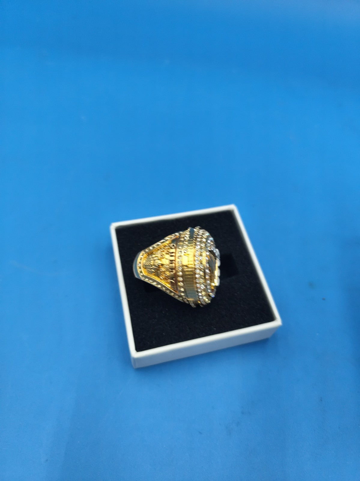 Warriors 2022 Championship Ring | Twist-Off Top | Curry #30 Replica | Fan Gift